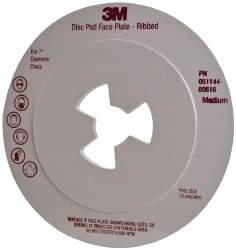 3M - Abrasive Disc Face Plate - 8,500 RPM - Caliber Tooling