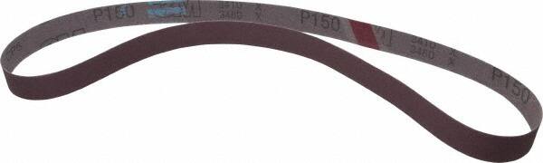 3M - 1" Wide x 42" OAL, 150 Grit, Aluminum Oxide Abrasive Belt - Aluminum Oxide, Very Fine, Coated, X Weighted Cloth Backing, Series 241D - Caliber Tooling