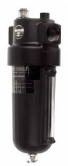 1″ NPT, 250 Max psi Heavy Duty Micro Fog Lubricator Metal Bowl with Sight Glass, Aluminum Body, 175°F Max Temp, 4-1/2″ Wide x 12.23″ High