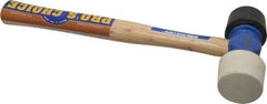 Vaughan Bushnell - 1-1/2 Lb Head Rubber Mallet - 14" OAL, Wood Handle - Caliber Tooling