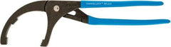 Channellock - 4-1/4" Max Diam, Adjustable Oil Filter Plier - 12" OAL, 4-1/4 Max Capacity, Oil Filter Plier - Caliber Tooling