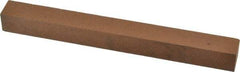 Norton - 6" Long x 5/8" Wide x 5/8" Thick, Aluminum Oxide Sharpening Stone - Square, Medium Grade - Caliber Tooling