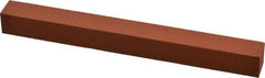 Norton - 6" Long x 5/8" Wide x 5/8" Thick, Aluminum Oxide Sharpening Stone - Square, Fine Grade - Caliber Tooling