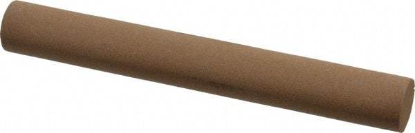 Norton - 6" Long x 3/4" Diam x 3/4" Thick, Aluminum Oxide Sharpening Stone - Round, Medium Grade - Caliber Tooling