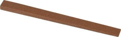 Norton - 4" Long x 5/16" Wide x 1/8" Thick, Aluminum Oxide Sharpening Stone - Taper, Medium Grade - Caliber Tooling