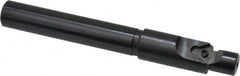 Cutting Tool Technologies - 19/32 Inch Diameter, Solid Pilot, Straight 1/2 Inch Shank Diameter, 3 Insert, Indexable Counterbore - 4-3/8 Inch Overall Length, TPGH Insert - Caliber Tooling