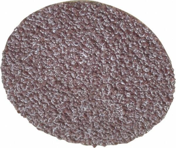 3M - 3/4" Diam, 80 Grit Aluminum Oxide Adhesive PSA Disc - Medium Grade, X Weighted Cloth Backing, For Bench Top Motors, Random Orbital Sanders - Caliber Tooling