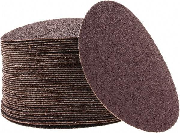 3M - 5" Diam, 40 Grit Aluminum Oxide Adhesive PSA Disc - Coarse Grade, X Weighted Cloth Backing, For Bench Top Motors, Random Orbital Sanders - Caliber Tooling