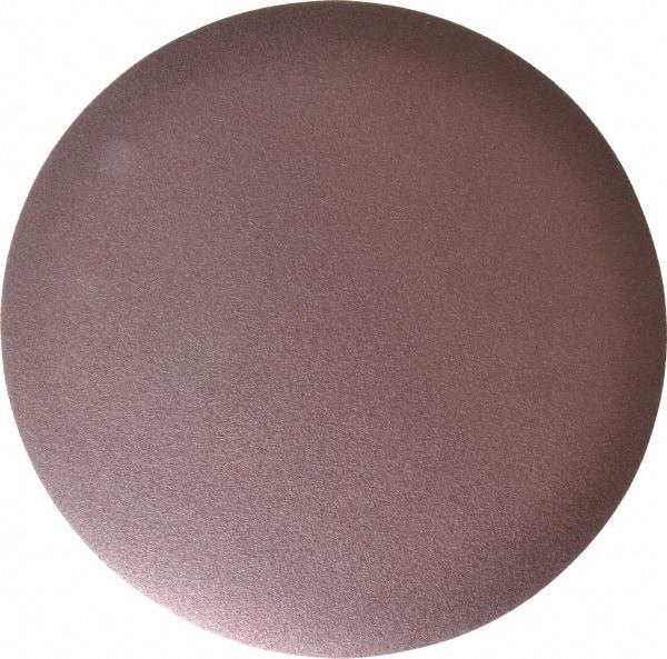 3M - 15" Diam, 50 Grit Aluminum Oxide Adhesive PSA Disc - Coarse Grade, Maroon, X Weighted Backing, Flexible, Use with Random Orbital Sanders - Caliber Tooling