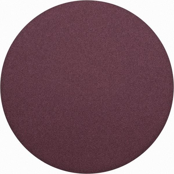 3M - 24" Diam, 50 Grit Aluminum Oxide Adhesive PSA Disc - Coarse Grade, X Weighted Cloth Backing, For Bench Top Motors, Random Orbital Sanders - Caliber Tooling