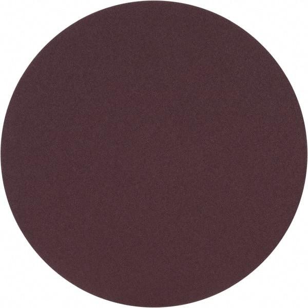 3M - 24" Diam, 60 Grit Aluminum Oxide Adhesive PSA Disc - Medium Grade, X Weighted Cloth Backing, For Bench Top Motors, Random Orbital Sanders - Caliber Tooling