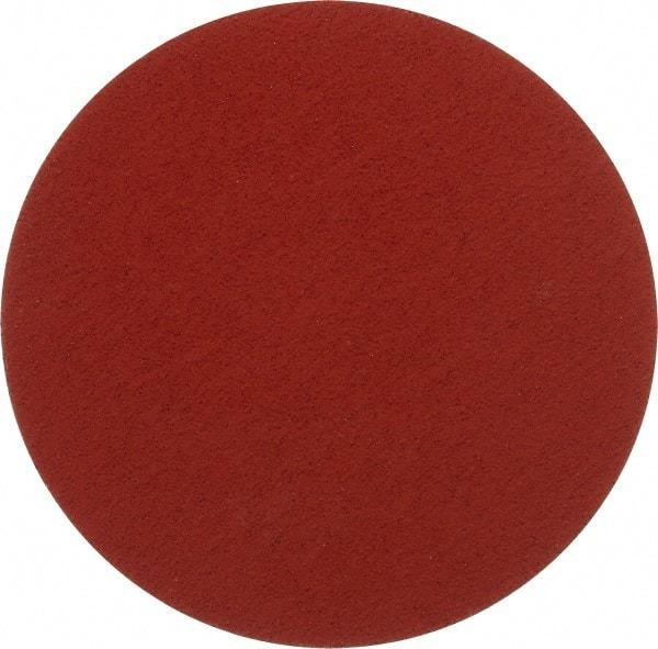 3M - 12" Diam, 36 Grit Ceramic Adhesive PSA Disc - Very Coarse Grade, Orange, YF Weighted Backing, Flexible, Use with Bench Top Motors - Caliber Tooling