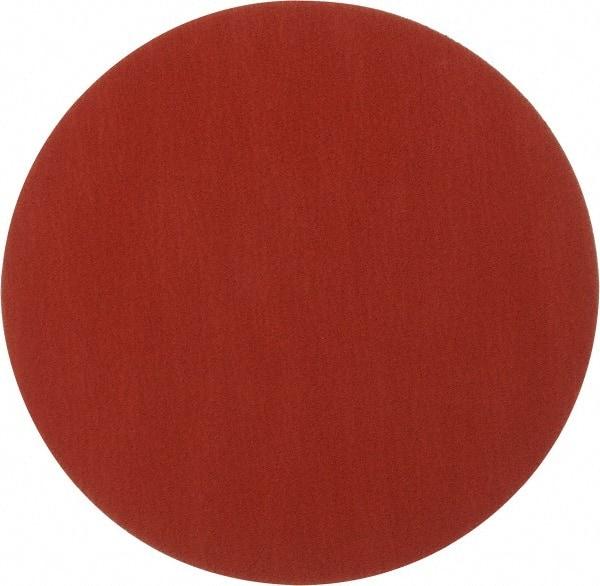 3M - 12" Diam, 60 Grit Ceramic Adhesive PSA Disc - Medium Grade, Orange, YF Weighted Backing, Flexible, Use with Bench Top Motors - Caliber Tooling