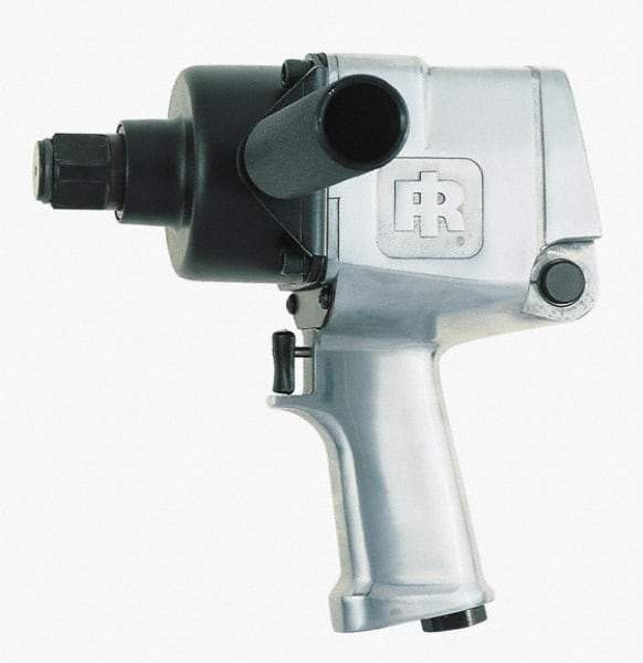 Ingersoll-Rand - 1" Drive, 6,000 RPM, 1,250 Ft/Lb Torque Impact Wrench/Ratchet - Pistol Grip Handle, 1,025 IPM, 10 CFM, 3/8" NPT Inlet - Caliber Tooling