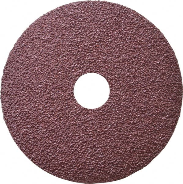 3M - 4-1/2" Diam 7/8" Hole 36 Grit Fiber Disc - Very Coarse Grade, Aluminum Oxide, 13,300 Max RPM, Series 381C - Caliber Tooling