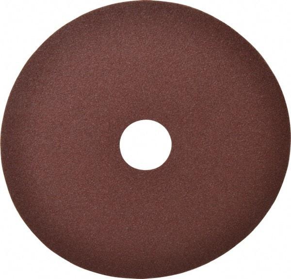 3M - 5" Diam 7/8" Hole 100 Grit Fiber Disc - Fine Grade, Aluminum Oxide, Series 381C - Caliber Tooling