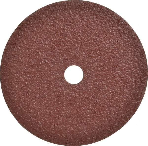 3M - 7" Diam 7/8" Hole 16 Grit Fiber Disc - Very Coarse Grade, Aluminum Oxide, Series 381C - Caliber Tooling