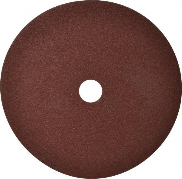 3M - 7" Diam 7/8" Hole 50 Grit Fiber Disc - Coarse Grade, Aluminum Oxide, Series 381C - Caliber Tooling