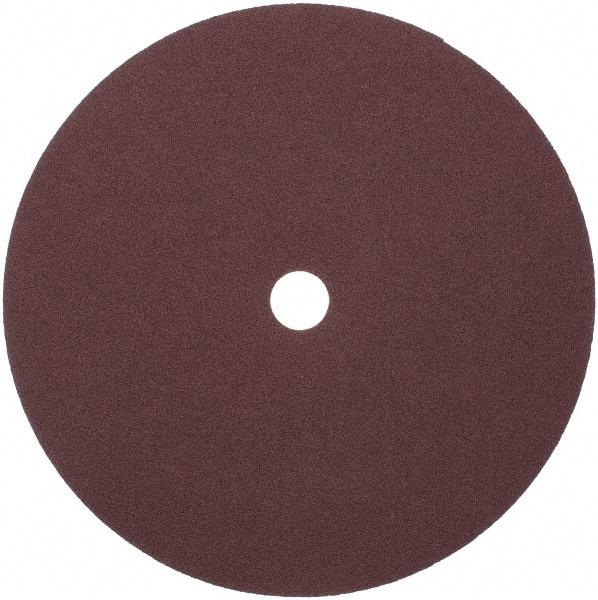 3M - 9-1/8" Diam 7/8" Hole 80 Grit Fiber Disc - Medium Grade, Aluminum Oxide, Series 381C - Caliber Tooling