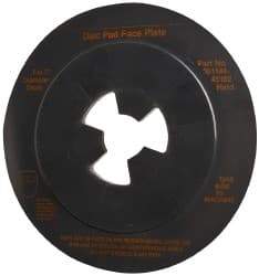 3M - 7" Max Diam, Abrasive Disc Face Plate - 5/8-11, 7,000 RPM - Caliber Tooling