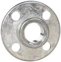 3M - 1/2" Max Diam, Abrasive Disc Retainer Nut - 5/8-11 Female, 1/2" Long - Caliber Tooling