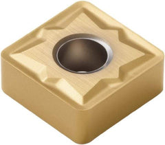 Seco - SNMG432 MR3 Grade CP200 Carbide Turning Insert - TiAlN/TiN Finish, 90° Square, 1/2" Inscr Circle, 3/16" Thick, 1/32" Corner Radius - Caliber Tooling