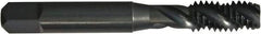 Vermont Tap & Die - 1/4-20 UNC 3 Flute 2/3B Modified Bottoming Spiral Flute Tap - Powdered Metal, Oxide Finish, 2-1/2" OAL, Right Hand Flute, Right Hand Thread, H3, Series 5750SM - Caliber Tooling