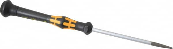 Wera - Electronic/Electrostatic Slotted Screwdriver - Round Shank, Ergonomic Handle - Caliber Tooling