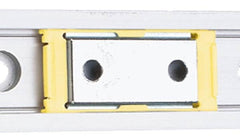 Igus - 1,500mm OAL x 27mm Overall Width x Self Lubricated Linear Guide Systems - 60mm Between Holes - Caliber Tooling