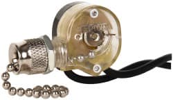 Pass & Seymour - 1 Pole Canopy Pull Appliance Switch - 6 Amps at 125 Volts, 3 Amps at 250 Volts, On-Off Sequence - Caliber Tooling