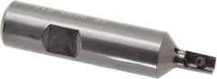 Carmex - 0.39" Cut Diam, 0.51" Max Depth of Cut, 3/4" Shank Diam, Indexable Thread Mill - Insert Style I/E, 12mm Insert Size, 1 Insert, Toolholder Style SR, 3.35" OAL - Caliber Tooling