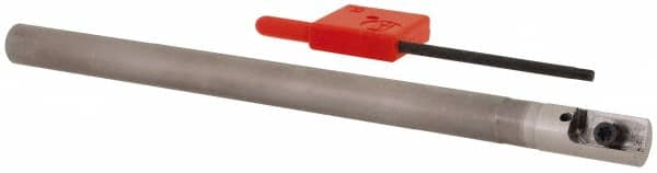 Carmex - 0.39" Cut Diam, 0.312" Shank Diam, Indexable Thread Mill - Insert Style I/E, 12mm Insert Size, 1 Insert, Toolholder Style SR, 5" OAL - Caliber Tooling