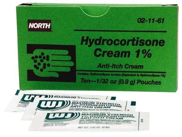 North - 1/32 oz Anti-Itch Relief Cream - Comes in Packet, Hydrocortisone - Caliber Tooling