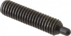 Gibraltar - M5 x 0.8, 19mm Thread Length, 3mm Plunger Projection, Steel Threaded Spring Plunger - 2.36mm Max Plunger Diam, 19mm Plunger Length, 2.89 Lb Init End Force, 11.02 Lb Final End Force, 2.5mm Hex - Caliber Tooling