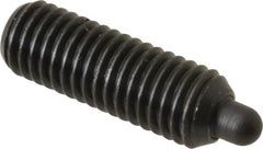 Gibraltar - M10 x 1.5, 29mm Thread Length, 5mm Plunger Projection, Steel Threaded Spring Plunger - 4.72mm Max Plunger Diam, 29mm Plunger Length, 5.47 Lb Init End Force, 14.4 Lb Final End Force, 5mm Hex - Caliber Tooling