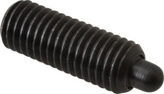 Gibraltar - M12 x 1.75, 32mm Thread Length, 6mm Plunger Projection, Steel Threaded Spring Plunger - 6.3mm Max Plunger Diam, 32mm Plunger Length, 6.55 Lb Init End Force, 17.26 Lb Final End Force, 6mm Hex - Caliber Tooling