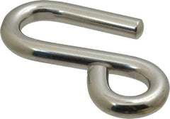 Ronstan - 19/32" Opening, 316 Stainless Steel Electropolished S-Hook - 1,760 Lb Capacity, 5/8" ID, 3/8" Wire, 3-7/16" OAL - Caliber Tooling