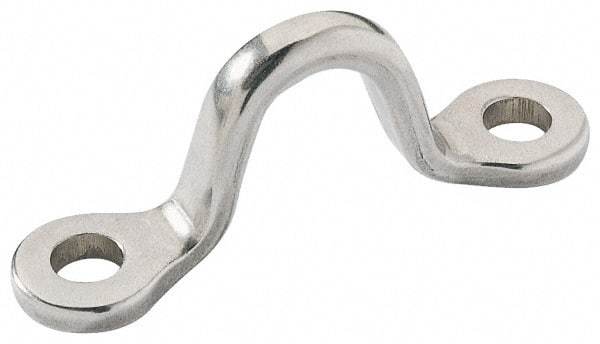 Ronstan - 11/16" Rope Guide/Eye Strap - 2-3/8" Between Centers, 316 Stainless Steel, Electropolished - Caliber Tooling