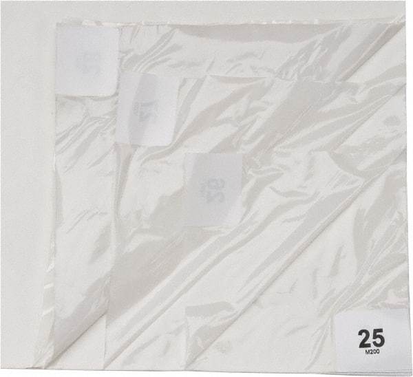 Wearwell - 3' Long x 2' Wide x 1/8" Thick, Dry Environment, Smooth Pattern Clean Room Matting - Tacky Sheets, White, 30 Layers per Mat, Series 095 - Caliber Tooling