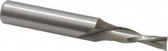 Onsrud - 5/16" Cutting Diam x 1" Length of Cut, 2 Flute, Downcut Spiral Router Bit - Uncoated, Right Hand Cut, High Speed Steel, 3-1/2" OAL x 1/2" Shank Diam, Double Edge, 19 to 32° Helix Angle - Caliber Tooling