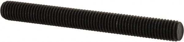 Value Collection - 1/4-28 2-1/4" OAL Fully Threaded Stud - Carbon Steel, Plain Finish - Caliber Tooling