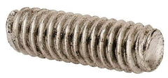 Value Collection - #8-32 1/2" OAL Fully Threaded Stud - Stainless Steel, Plain Finish - Caliber Tooling