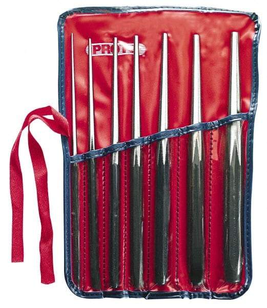 Proto - 7 Piece, 1/4 to 3/4", Drift Punch Set - Comes in Pouch - Caliber Tooling