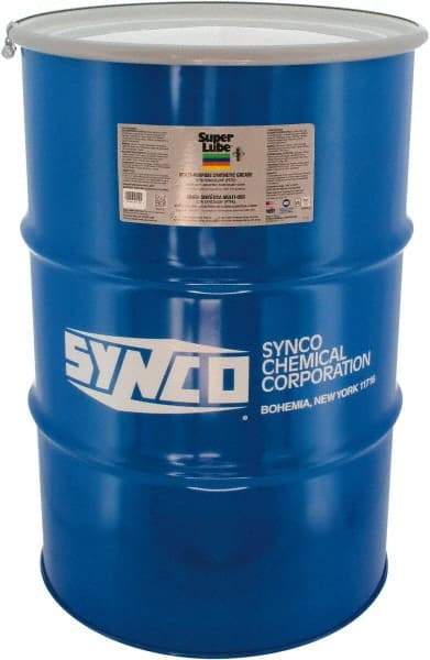 Synco Chemical - 400 Lb Drum Synthetic General Purpose Grease - Translucent White, Food Grade, 450°F Max Temp, NLGIG 2, - Caliber Tooling