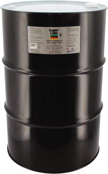 Synco Chemical - 55 Gal Drum Synthetic Multi-Purpose Oil - -40500°F, SAE 80W, ISO 68, 350 SUS at 40°C, Food Grade - Caliber Tooling