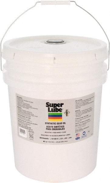 Synco Chemical - 5 Gal Pail, Synthetic Gear Oil - -45°F to 450°F, ISO 220 - Caliber Tooling