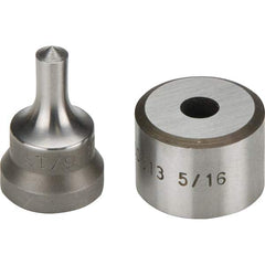 Enerpac - Hydraulic Punch Press Dies & Punches Type: Round Punch Diameter (mm): 7.90 - Caliber Tooling