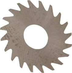 RobbJack - 3/4" Diam x 0.008" Blade Thickness x 1/4" Arbor Hole Diam, 20 Tooth Slitting and Slotting Saw - Arbor Connection, Right Hand, Uncoated, Solid Carbide, Concave Ground - Caliber Tooling