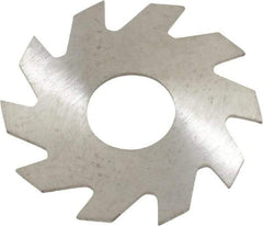 RobbJack - 3/4" Diam x 0.02" Blade Thickness x 1/4" Arbor Hole Diam, 10 Tooth Slitting and Slotting Saw - Arbor Connection, Right Hand, Uncoated, Solid Carbide, Concave Ground - Caliber Tooling