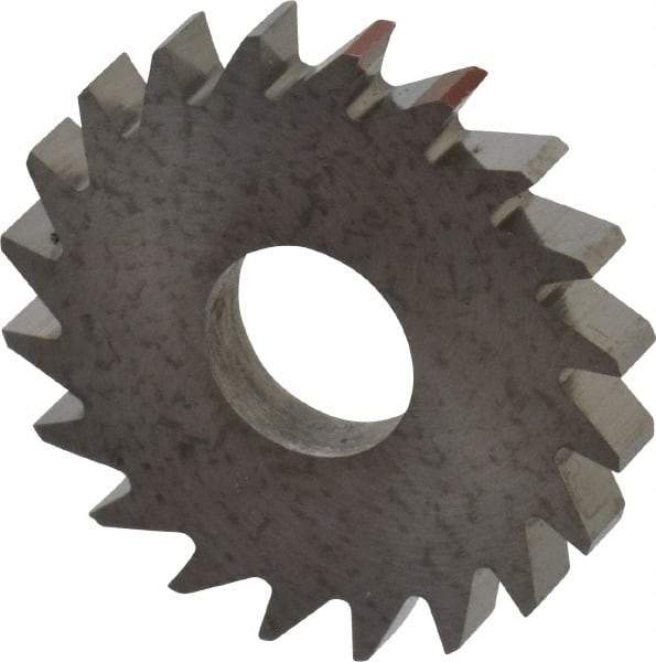 RobbJack - 3/4" Diam x 0.0937" Blade Thickness x 1/4" Arbor Hole Diam, 20 Tooth Slitting and Slotting Saw - Arbor Connection, Right Hand, Uncoated, Solid Carbide, Concave Ground - Caliber Tooling